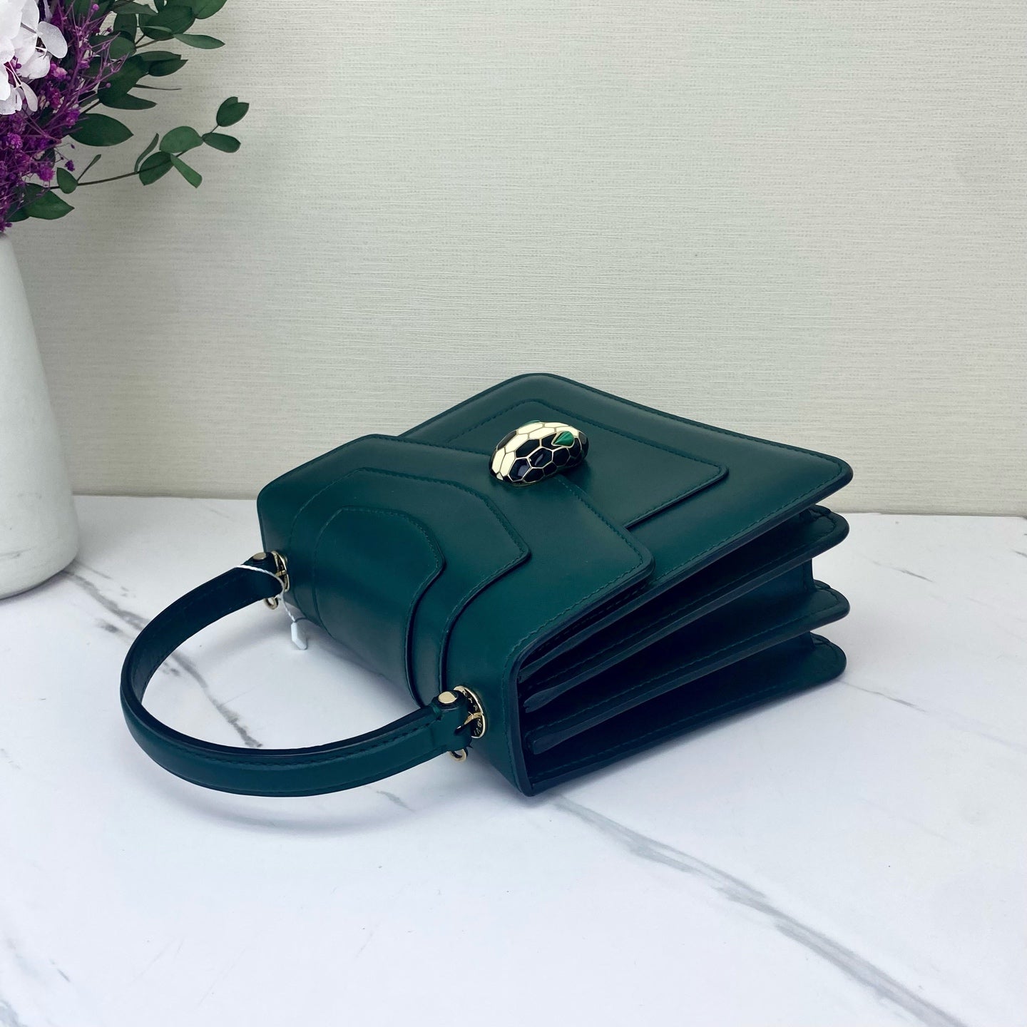 Bvlgari - Serpenti Forever - Leather - Green - (small)