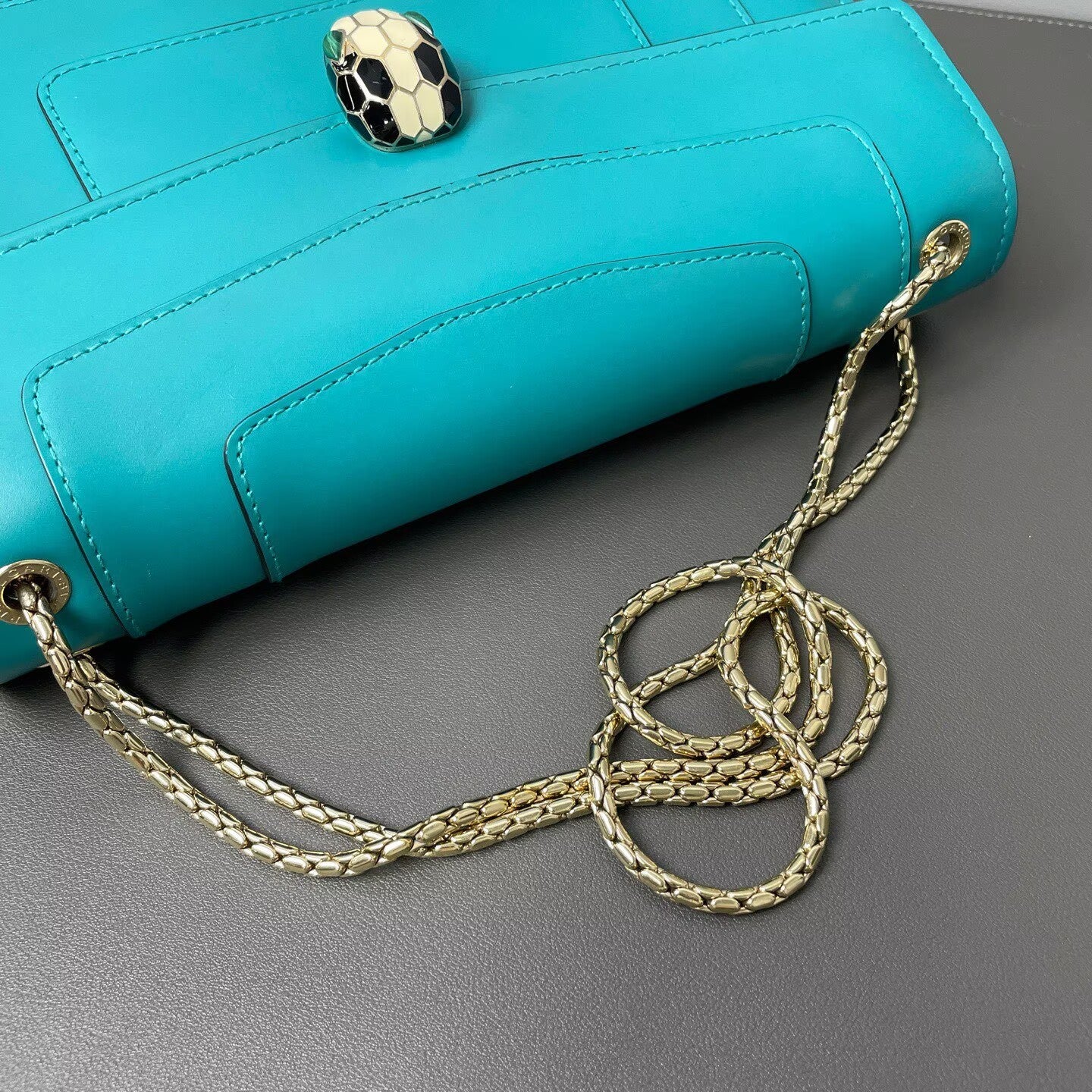 Bvlgari - Serpenti Forever - Leather - Green - (small)