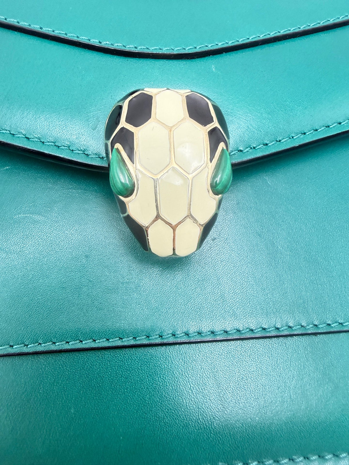 Bvlgari - Serpenti Forever - Leather - Green - (small)