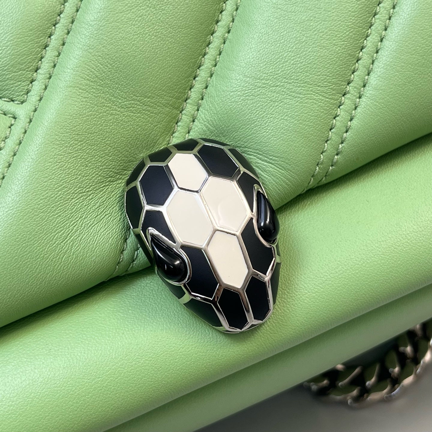 Bvlgari - Serpenti Forever - Leather - Green - (small)