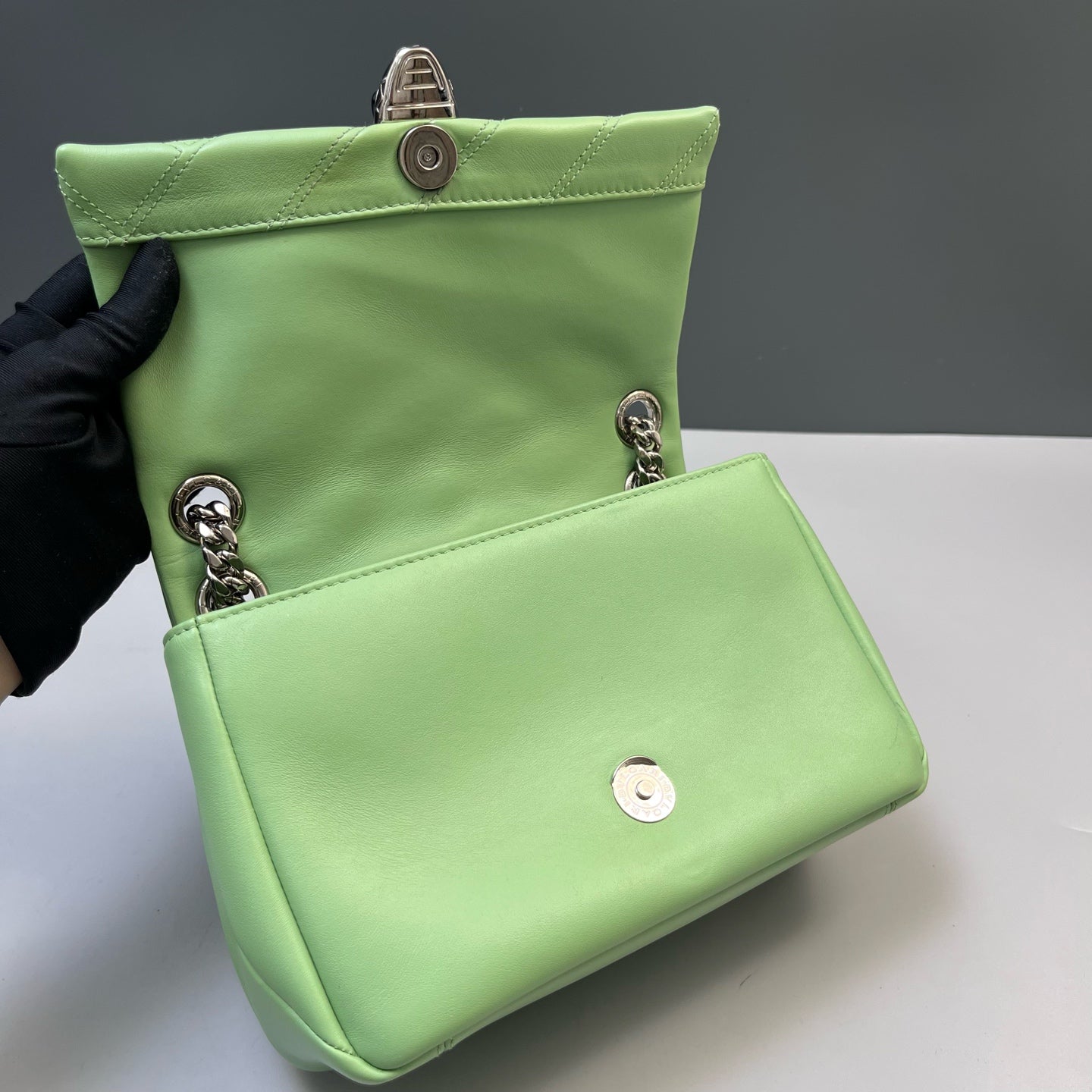 Bvlgari - Serpenti Forever - Leather - Green - (small)
