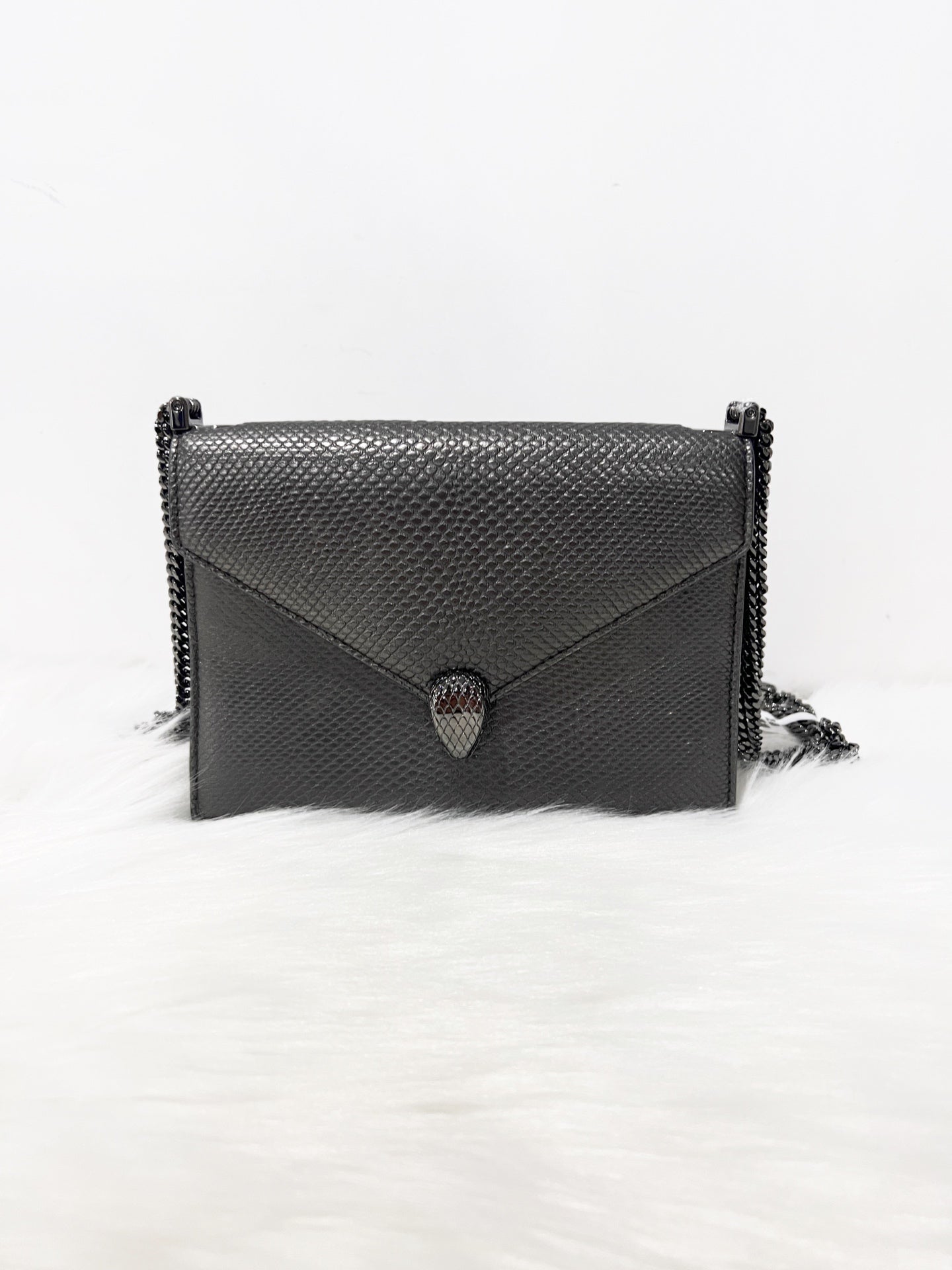 Bvlgari - Serpenti Forever - Leather - Grey - (small)