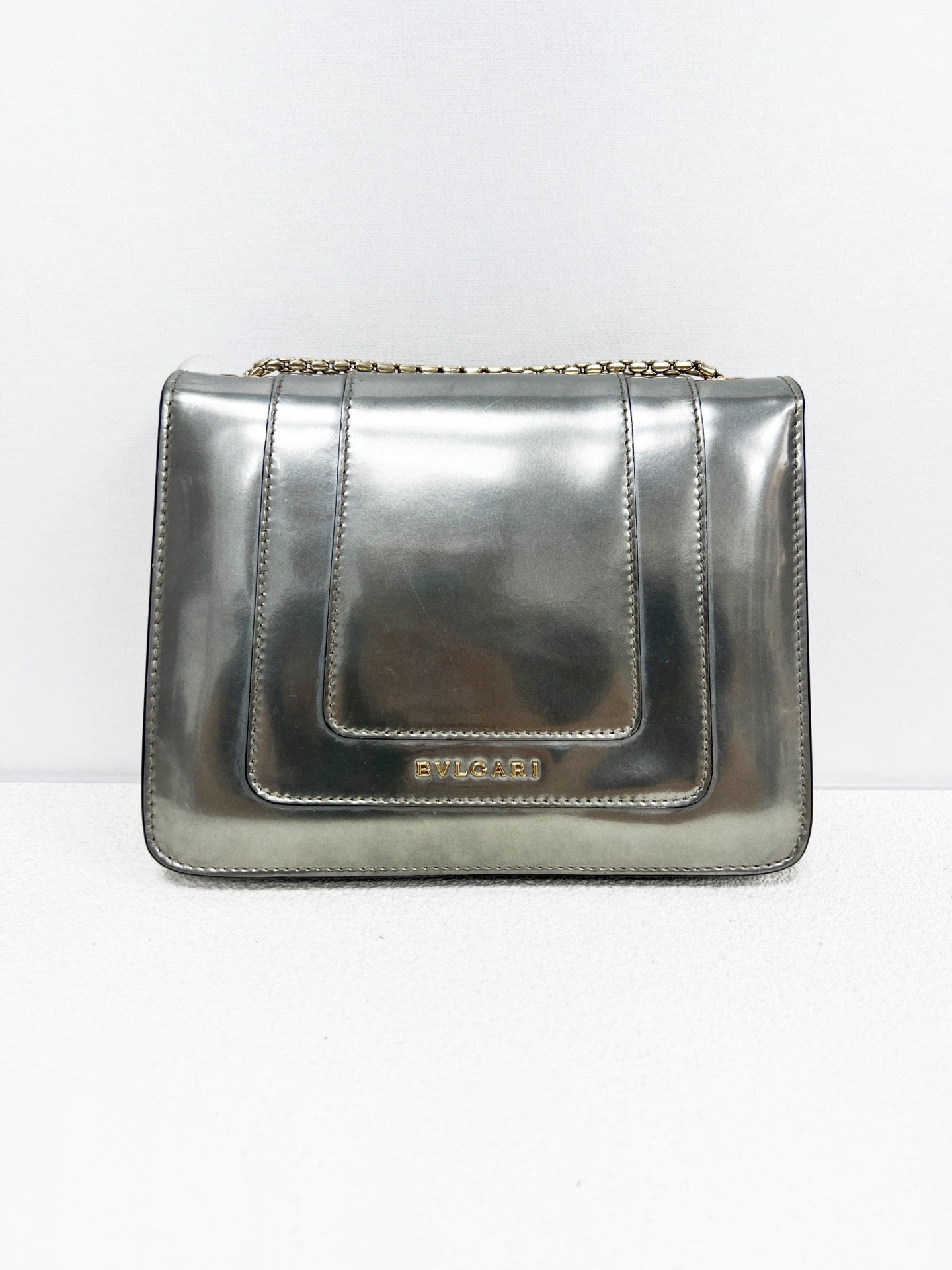 Bvlgari - Serpenti Forever - Leather - Grey - (small)