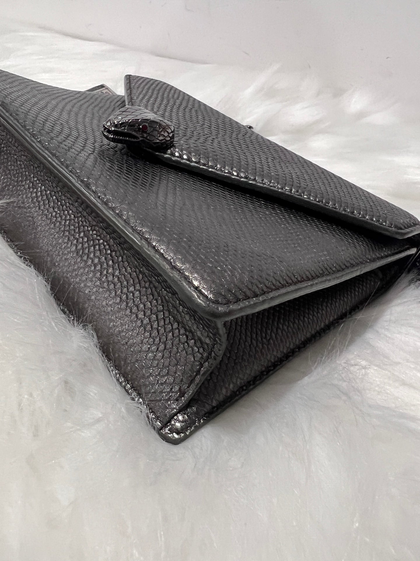 Bvlgari - Serpenti Forever - Leather - Grey - (small)