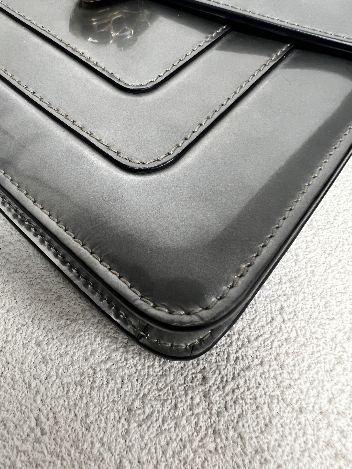 Bvlgari - Serpenti Forever - Leather - Grey - (small)
