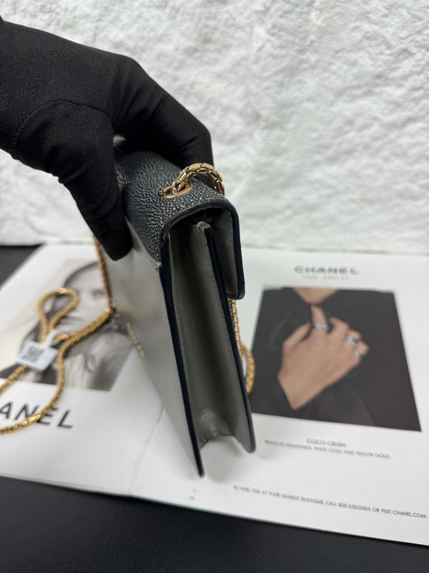 Bvlgari - Serpenti Forever - Leather - Grey - (small)