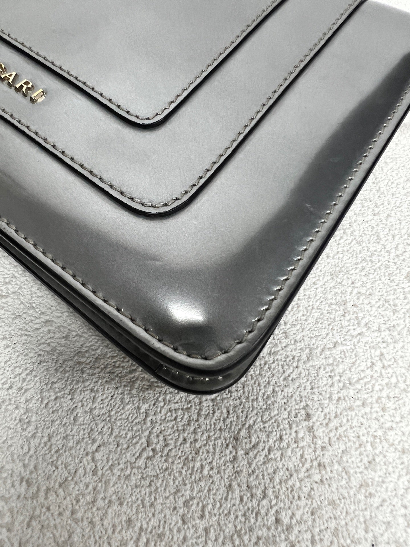 Bvlgari - Serpenti Forever - Leather - Grey - (small)