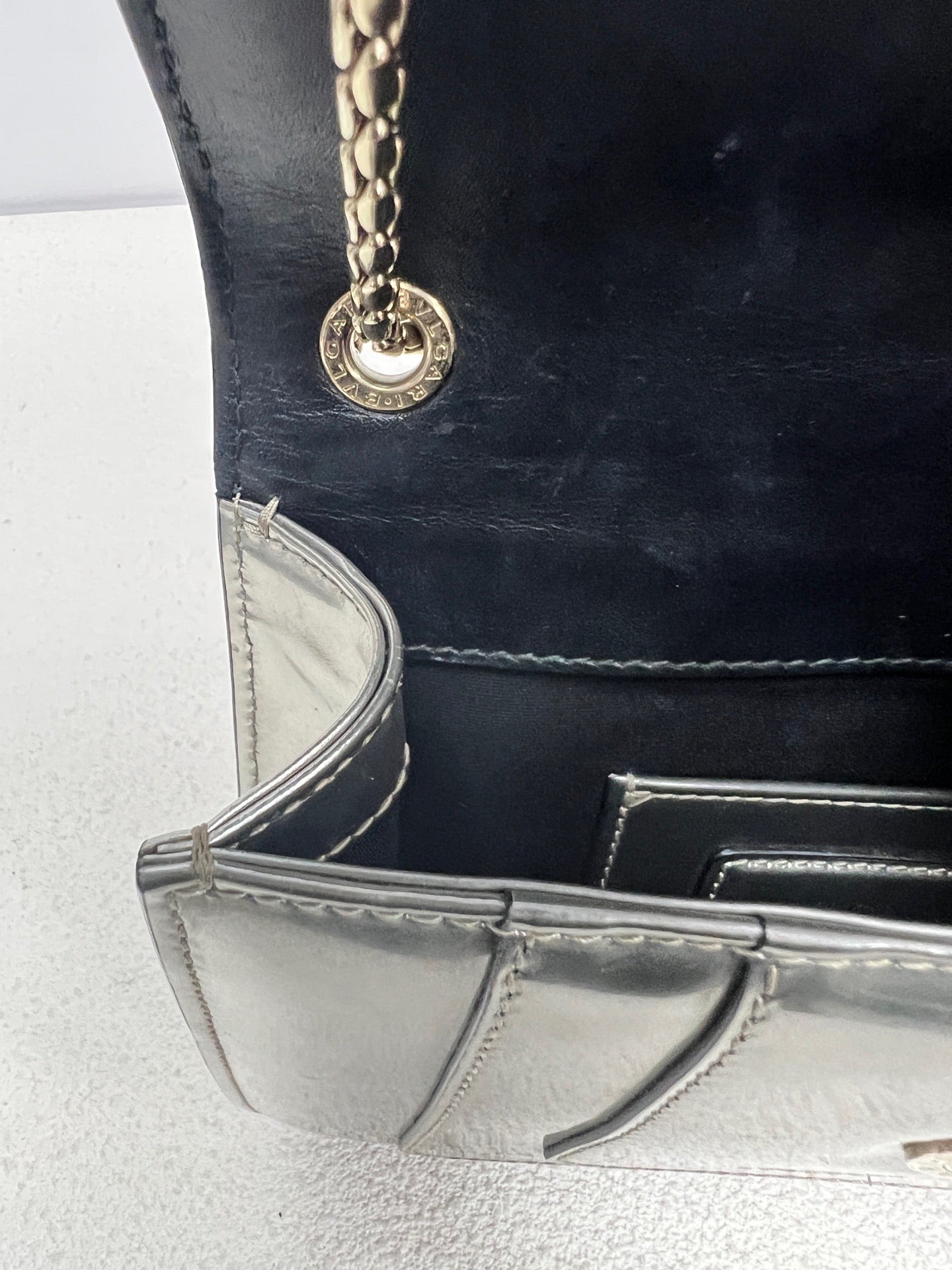 Bvlgari - Serpenti Forever - Leather - Grey - (small)