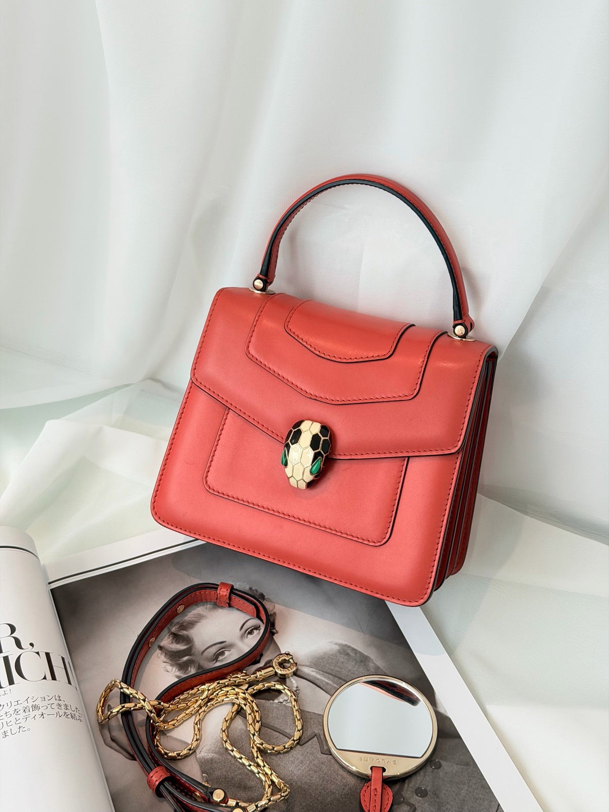 Bvlgari - Serpenti Forever - Leather - Orange - (mini)