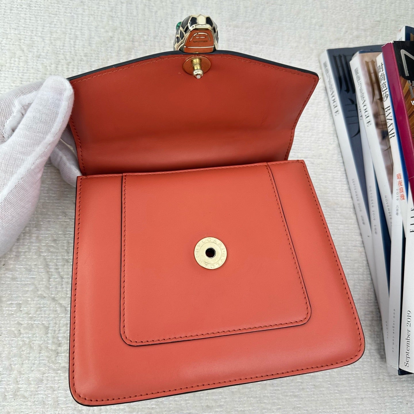Bvlgari - Serpenti Forever - Leather - Orange - (mini)