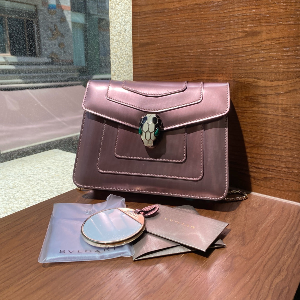 Bvlgari - Serpenti Forever - Leather - Pink