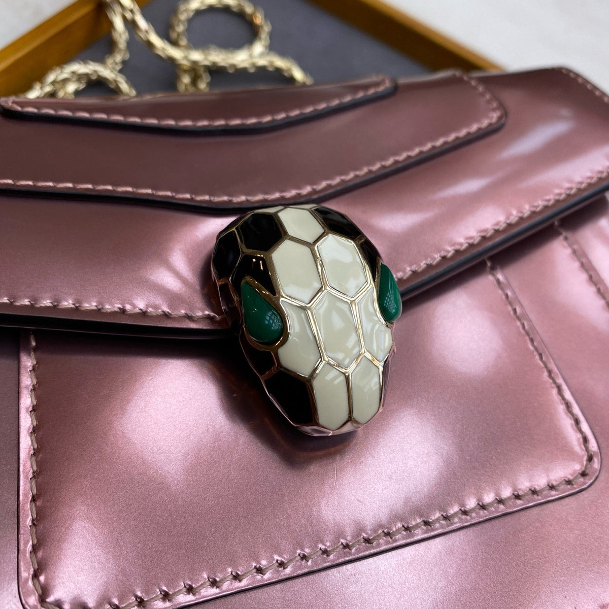 Bvlgari - Serpenti Forever - Leather - Pink