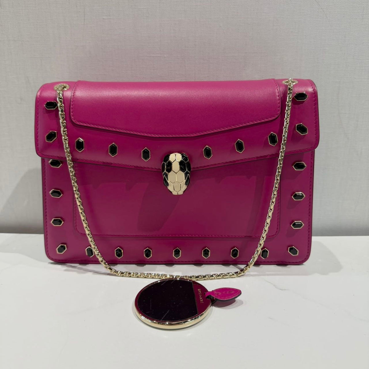 Bvlgari - Serpenti Forever - Leather - Pink - (large)