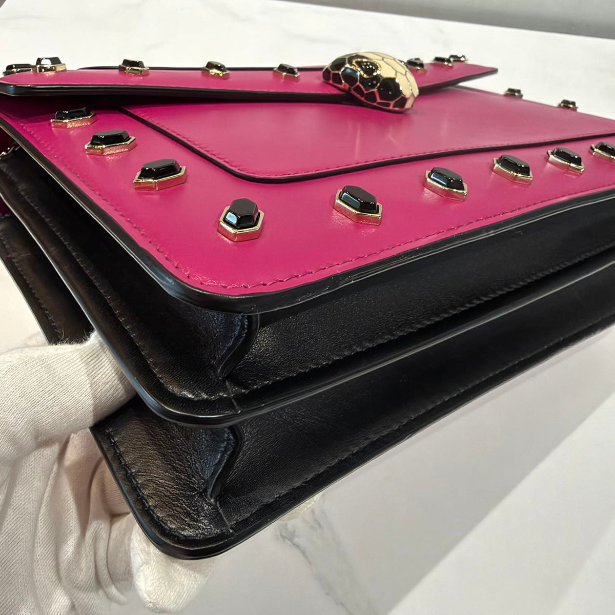 Bvlgari - Serpenti Forever - Leather - Pink - (large)