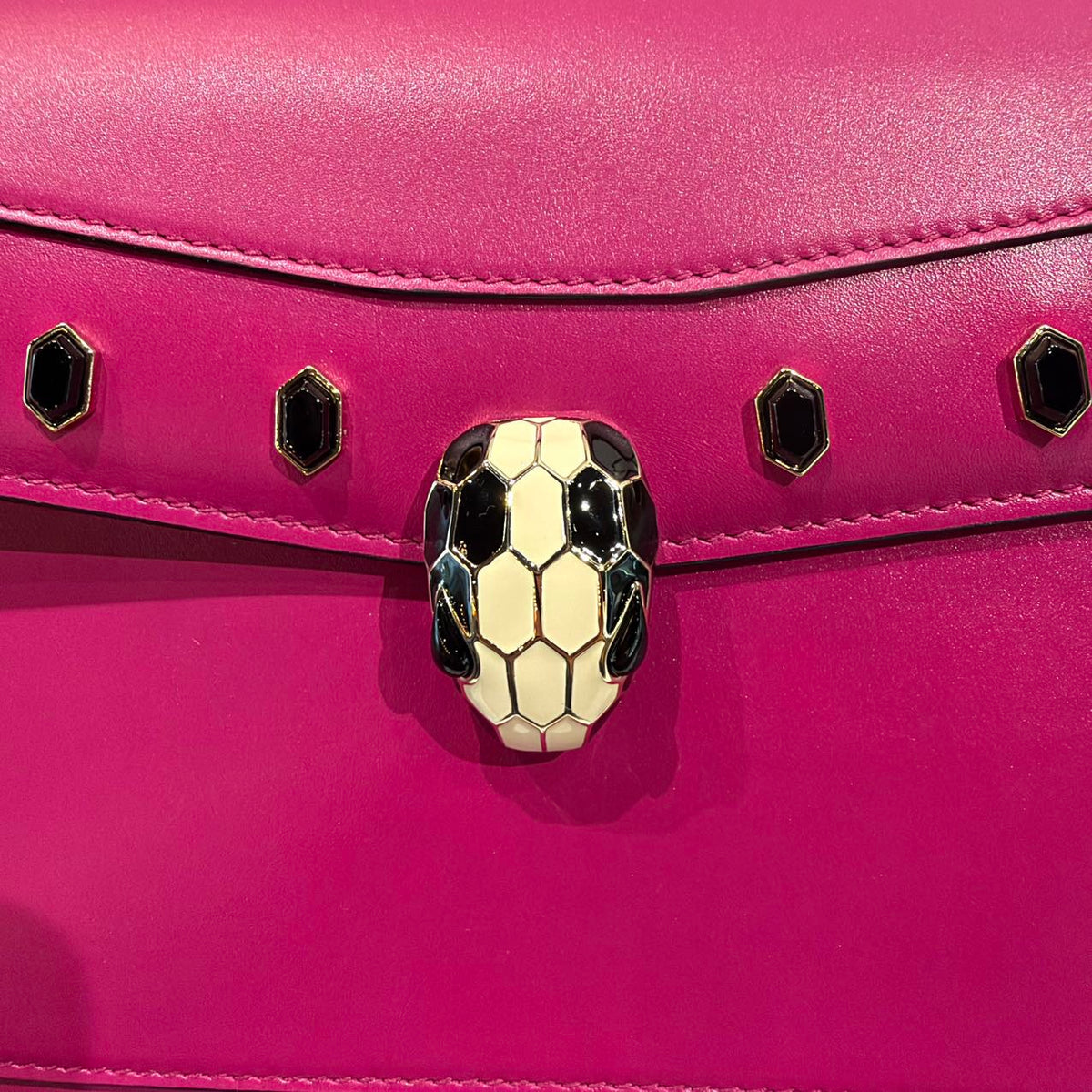 Bvlgari - Serpenti Forever - Leather - Pink - (large)