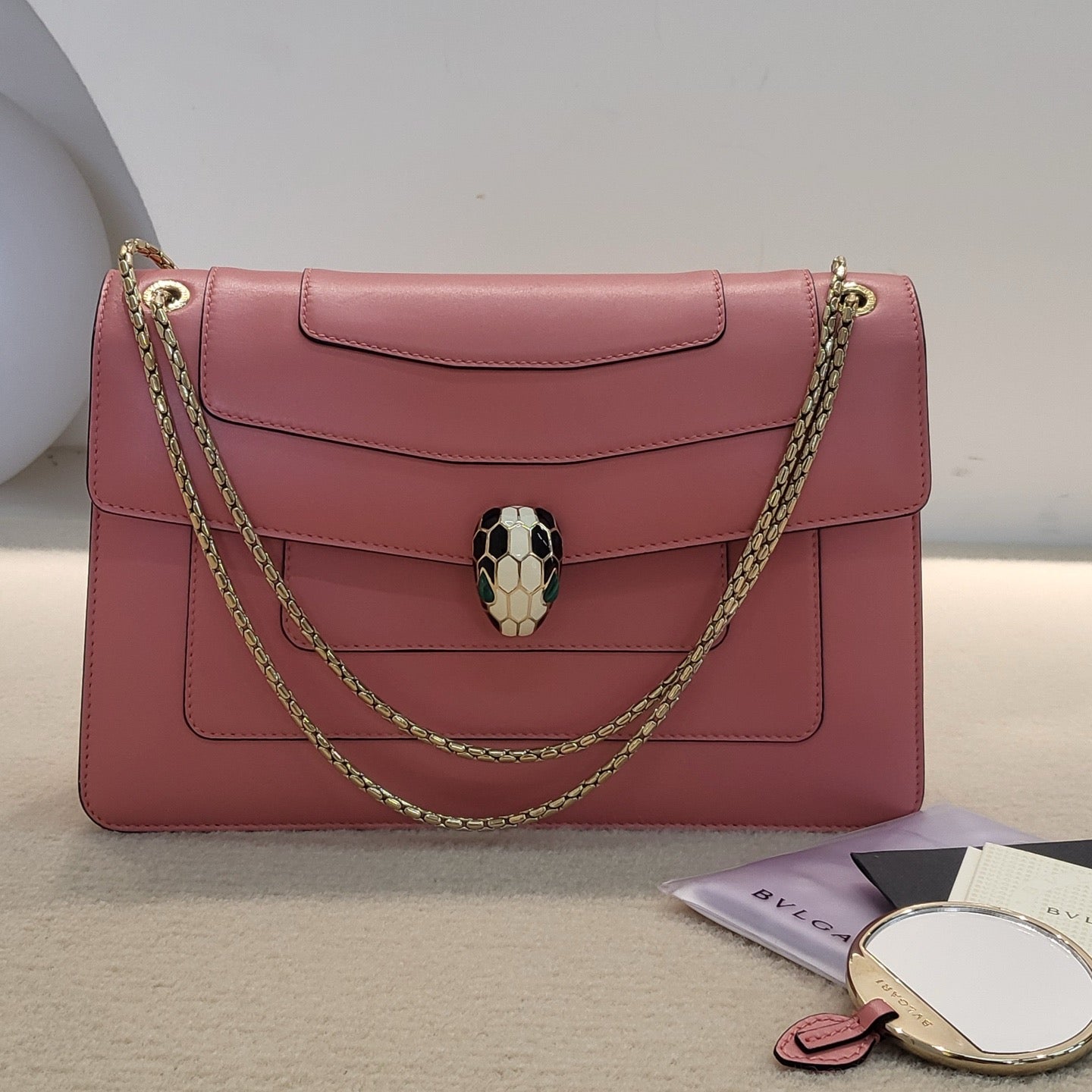 Bvlgari - Serpenti Forever - Leather - Pink - (medium)