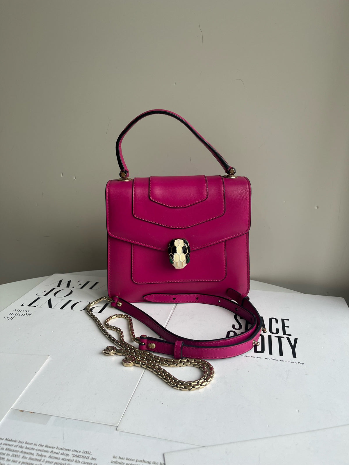 Bvlgari - Serpenti Forever - Leather - Pink - (mini)