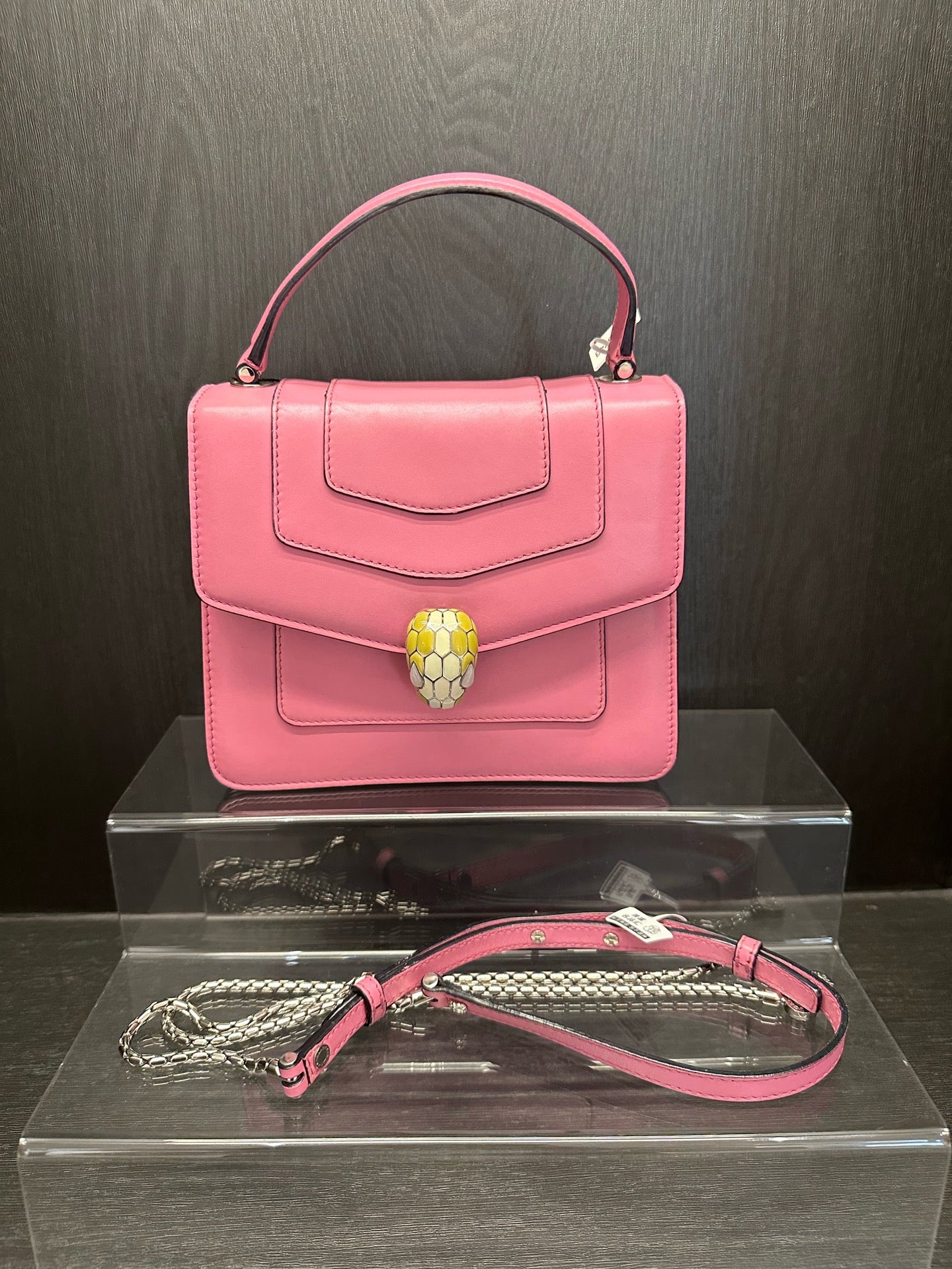 Bvlgari - Serpenti Forever - Leather - Pink - (small)