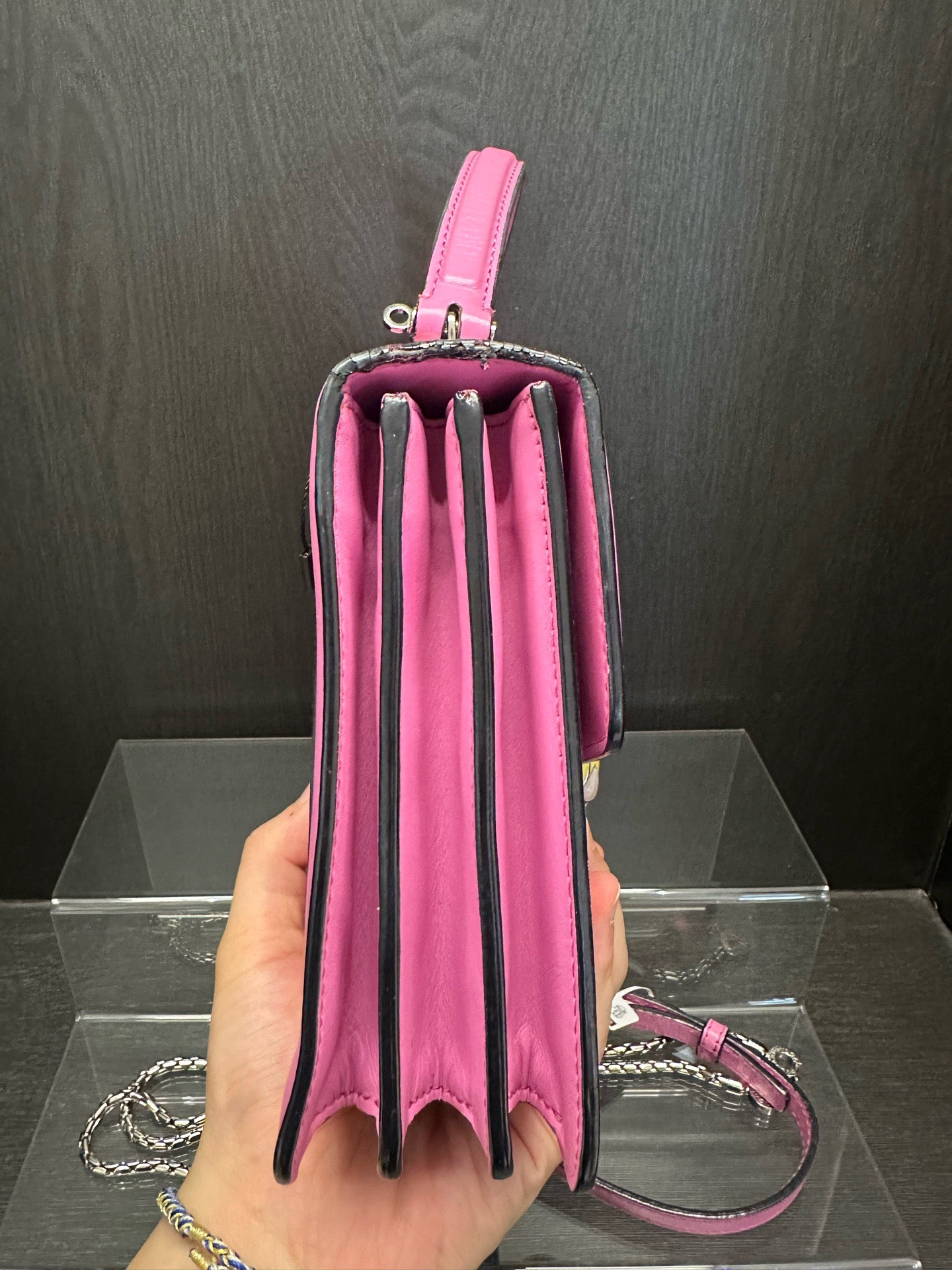 Bvlgari - Serpenti Forever - Leather - Pink - (small)