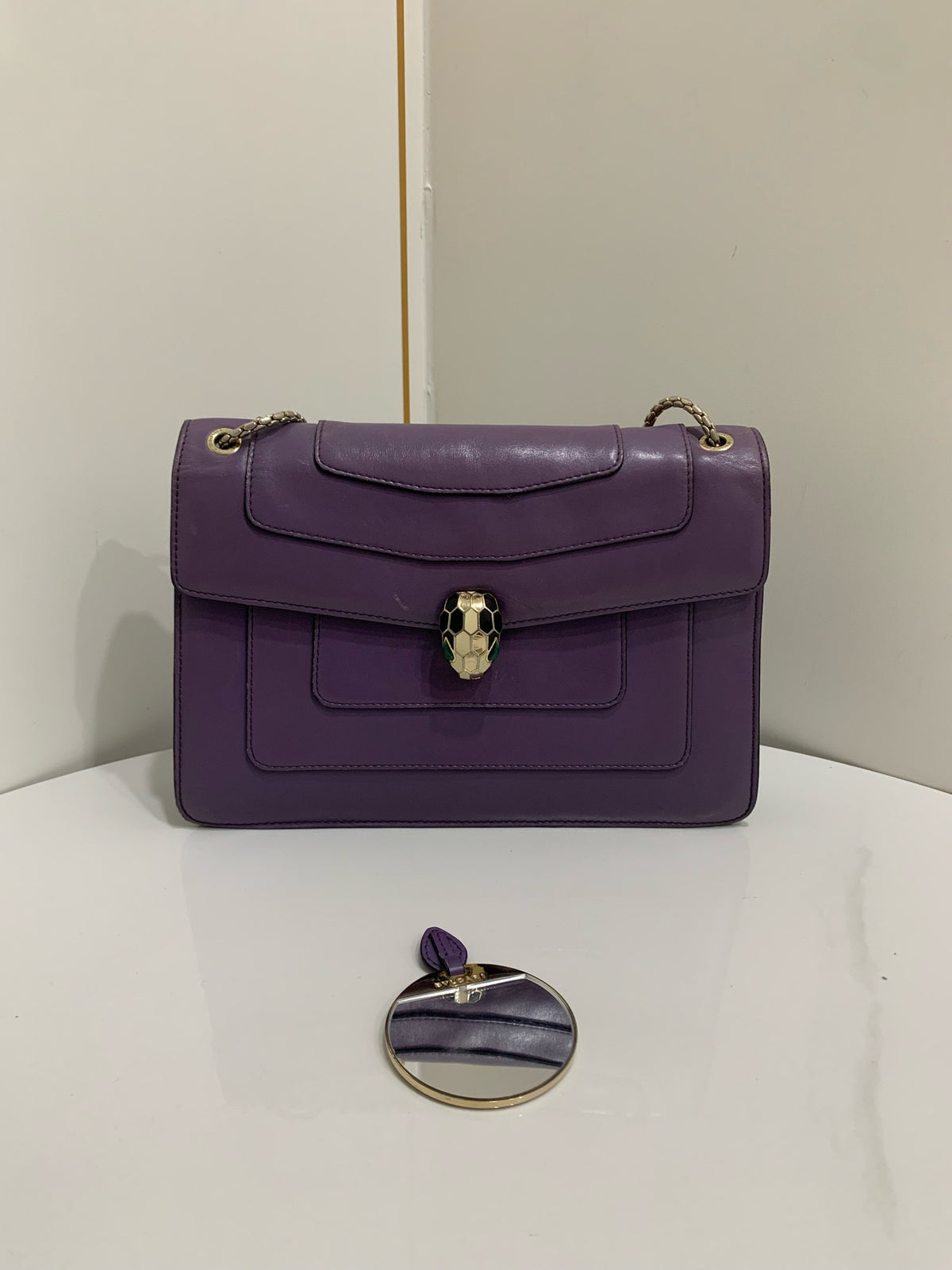 Bvlgari - Serpenti Forever - Leather - Purple - (medium)