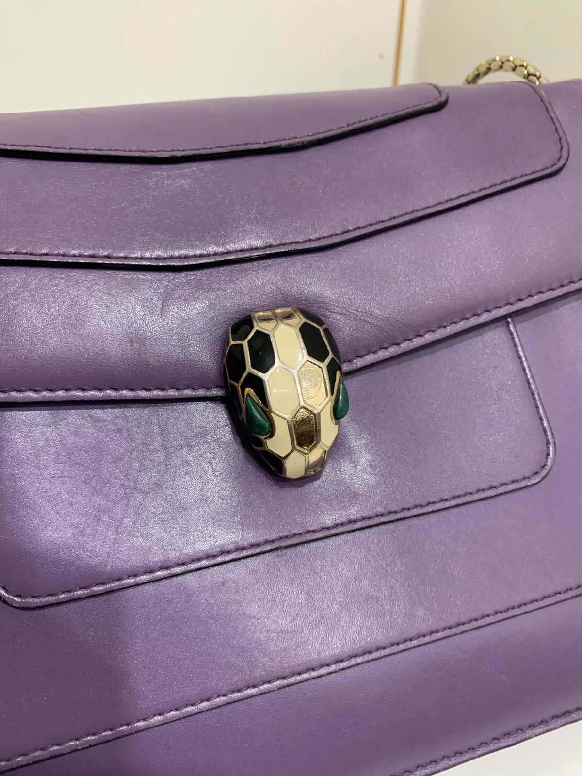 Bvlgari - Serpenti Forever - Leather - Purple - (medium)