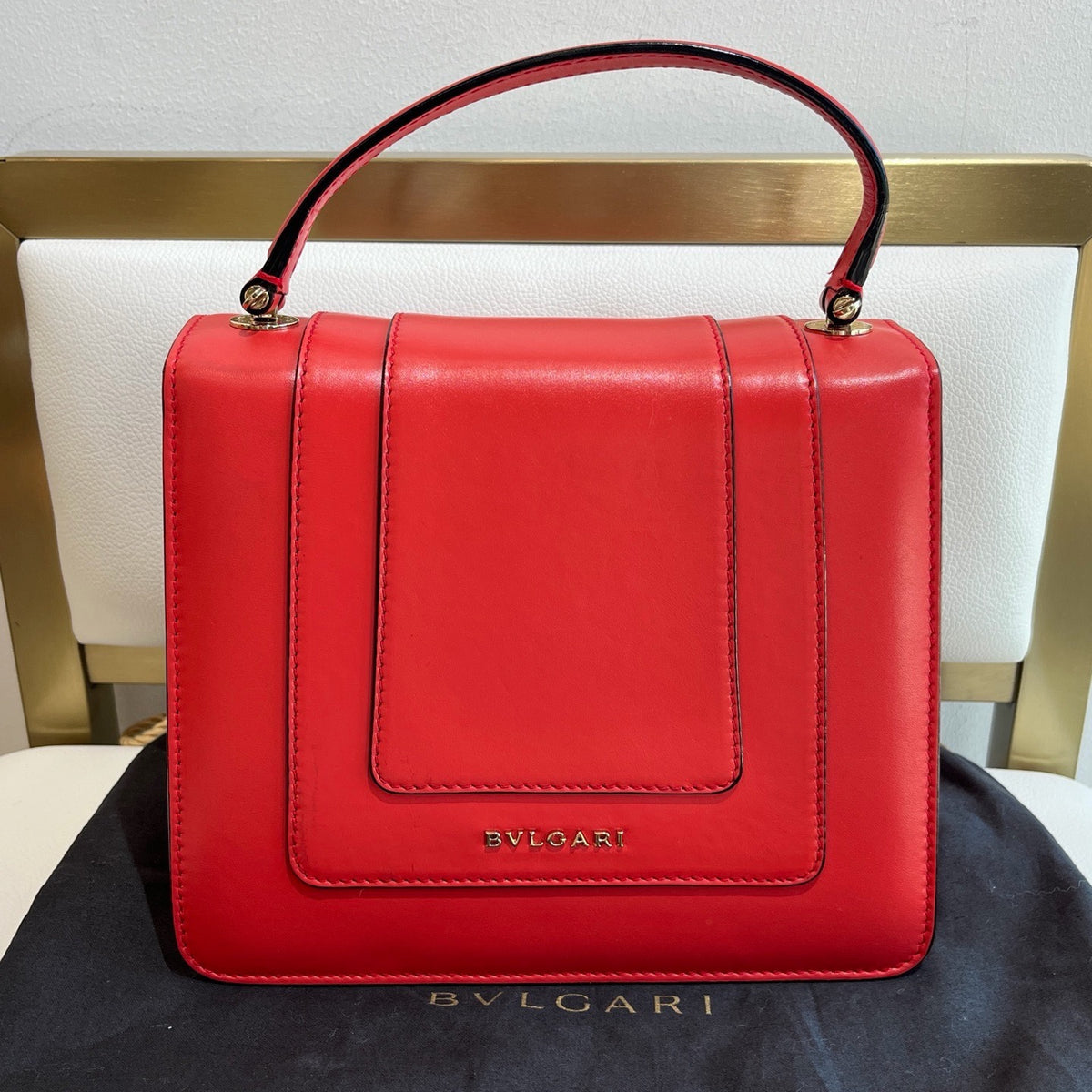 Bvlgari - Serpenti Forever - Leather - Red - (Small)