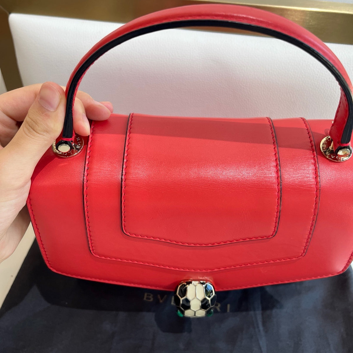 Bvlgari - Serpenti Forever - Leather - Red - (Small)