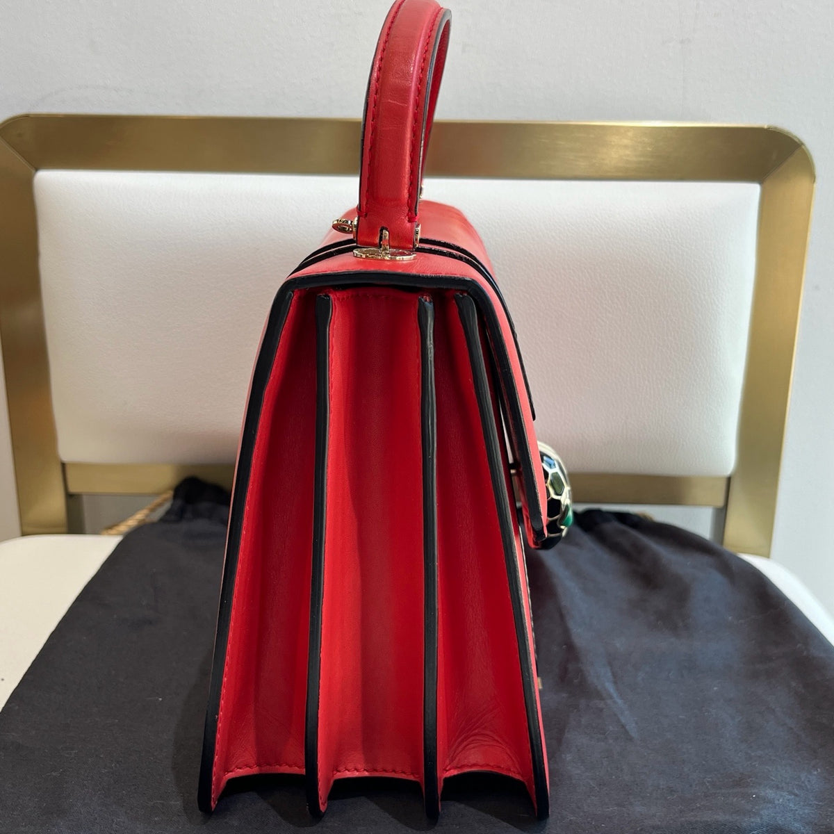 Bvlgari - Serpenti Forever - Leather - Red - (Small)