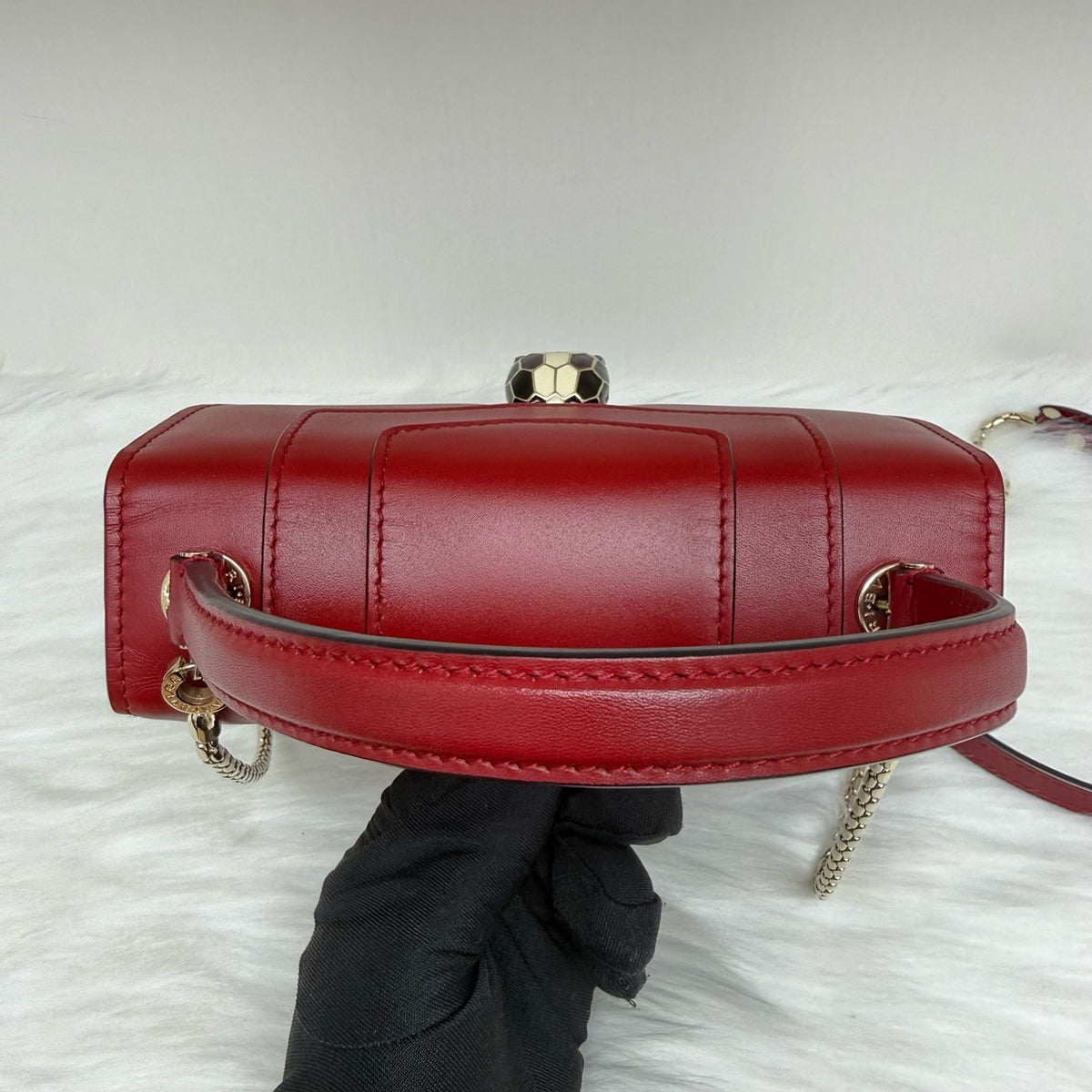 Bvlgari - Serpenti Forever - Leather - Red - (small)
