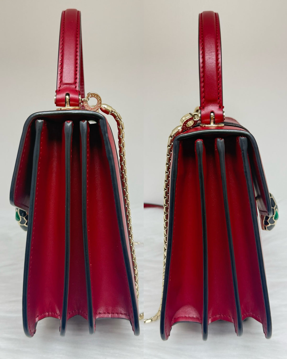 Bvlgari - Serpenti Forever - Leather - Red - (small)