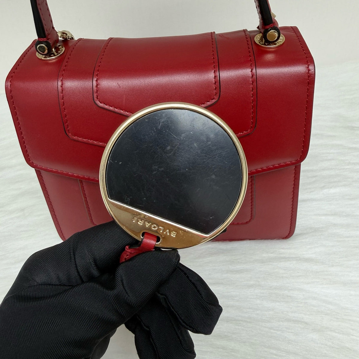 Bvlgari - Serpenti Forever - Leather - Red - (small)