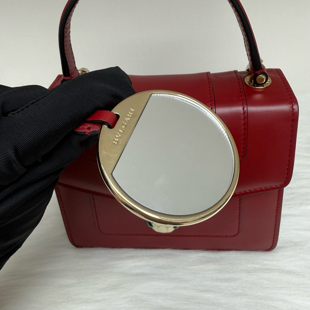 Bvlgari - Serpenti Forever - Leather - Red - (small)