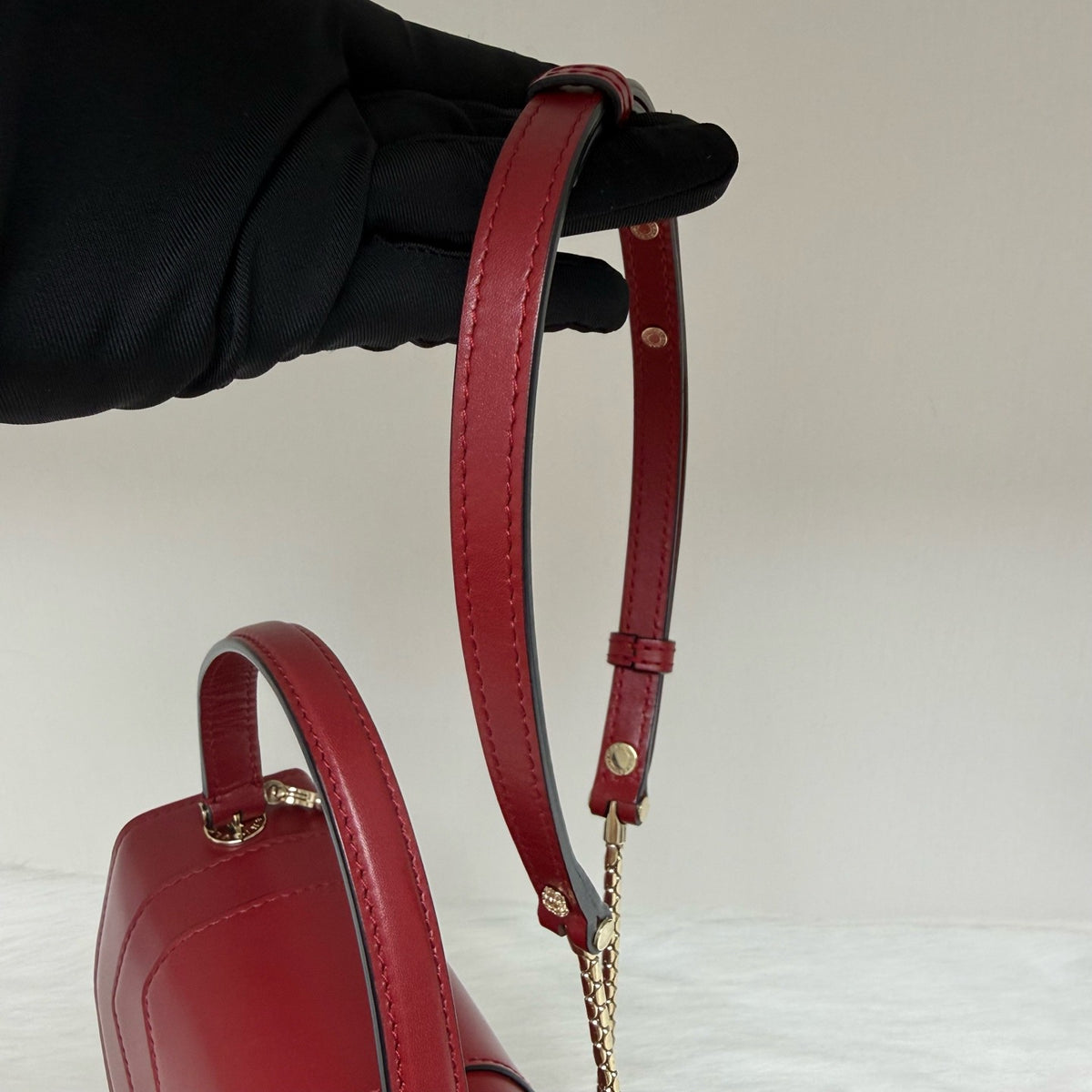 Bvlgari - Serpenti Forever - Leather - Red - (small)