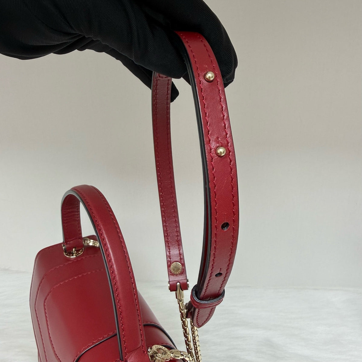 Bvlgari - Serpenti Forever - Leather - Red - (small)