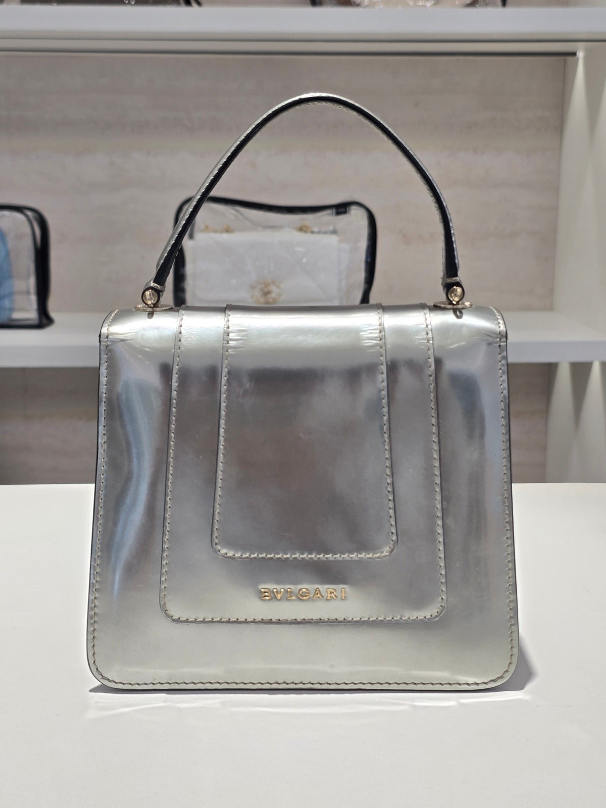 Bvlgari - Serpenti Forever - Leather - Silver - (mini)