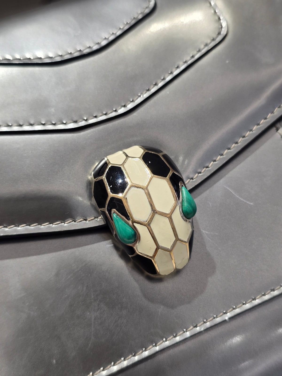 Bvlgari - Serpenti Forever - Leather - Silver - (mini)