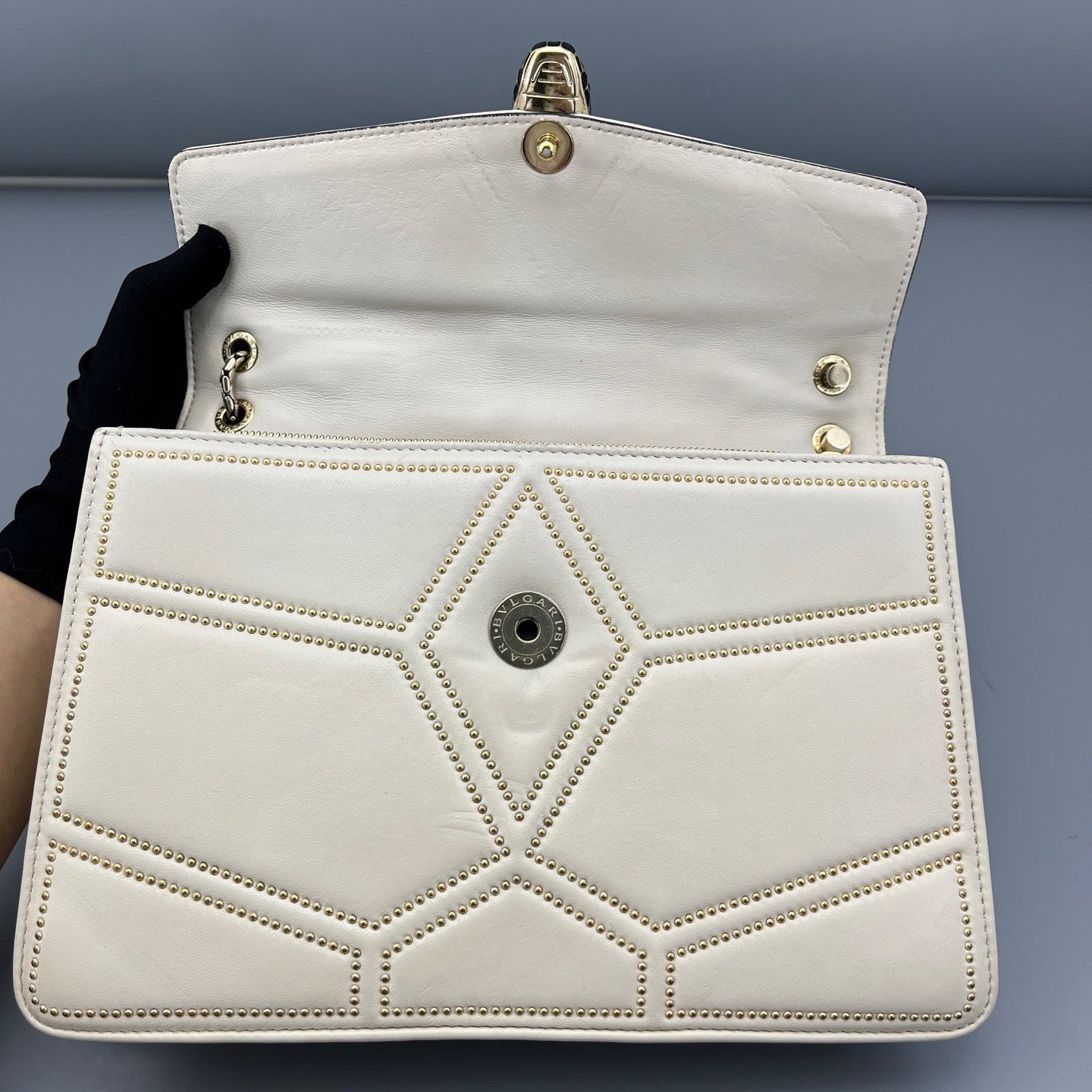 Bvlgari - Serpenti Forever - Leather - White - (Medium)