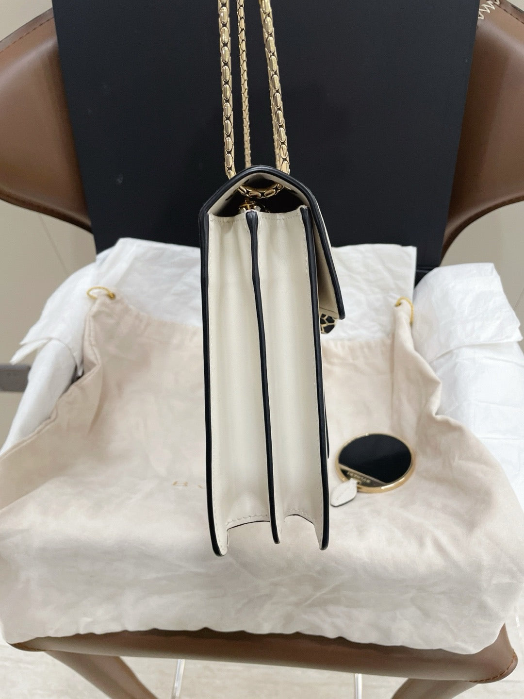 Bvlgari - Serpenti Forever - Leather - White - (medium)