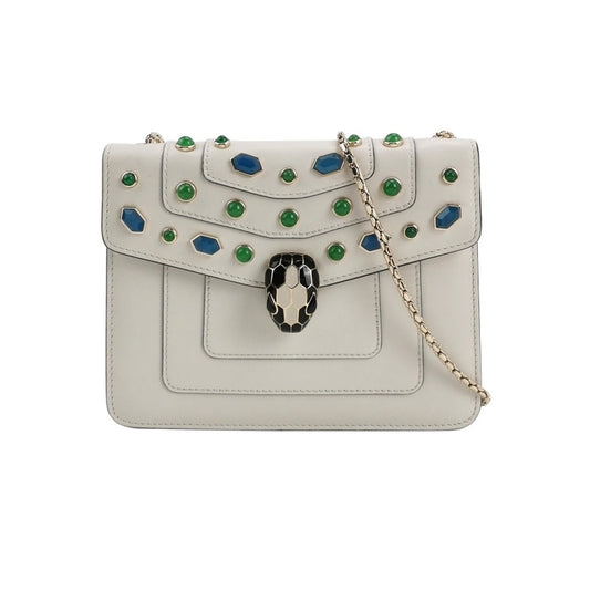 Bvlgari - Serpenti Forever - Leather - White - (mini)
