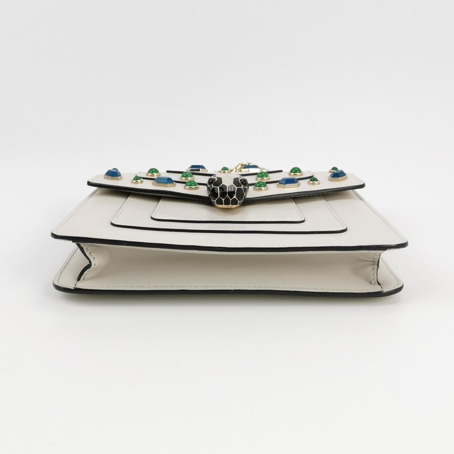 Bvlgari - Serpenti Forever - Leather - White - (mini)