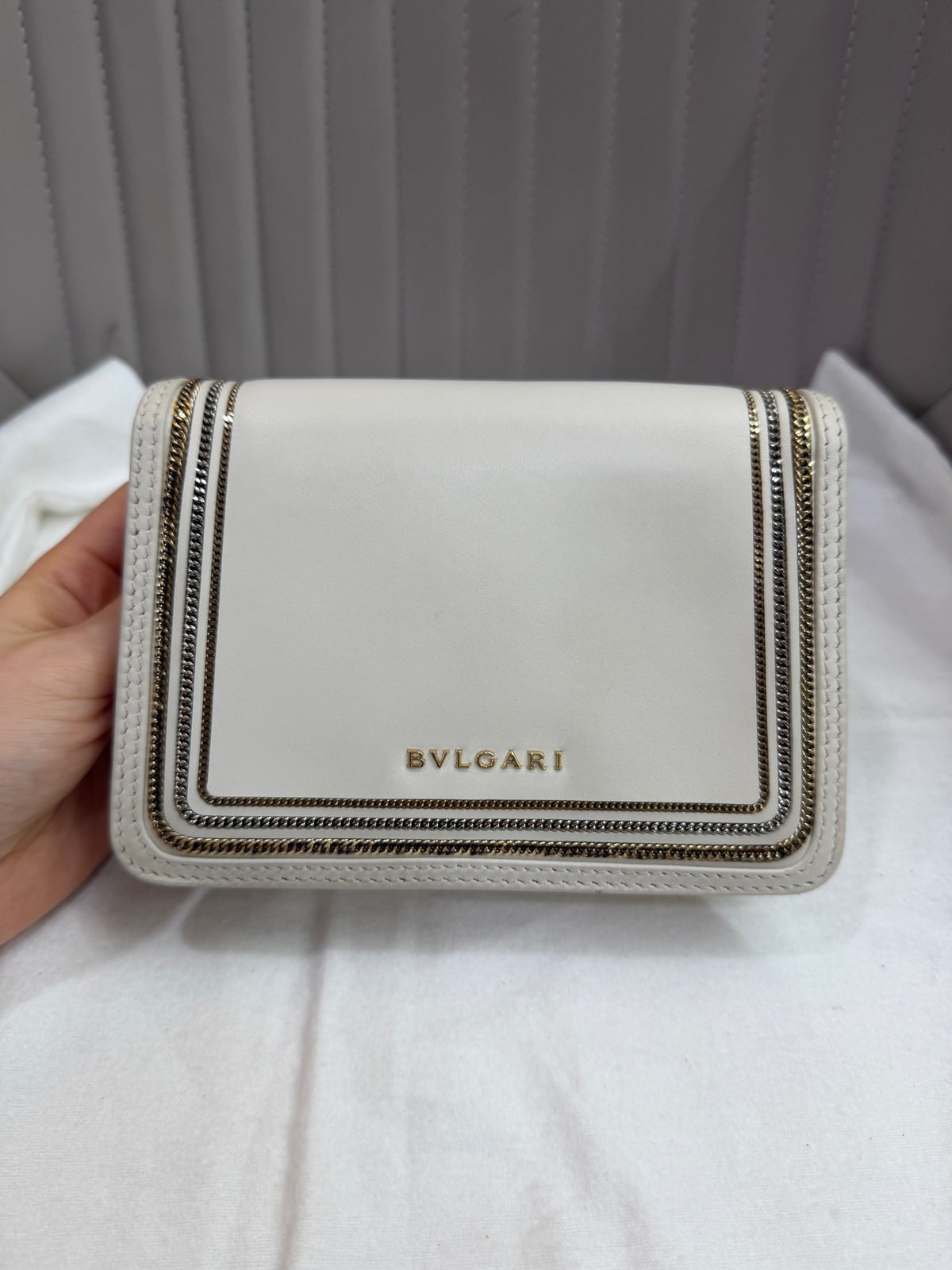 Bvlgari - Serpenti Forever - Leather - White - (small)