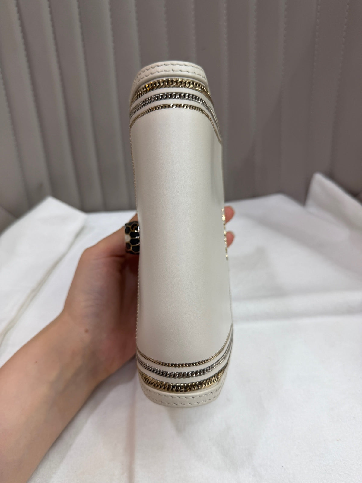 Bvlgari - Serpenti Forever - Leather - White - (small)
