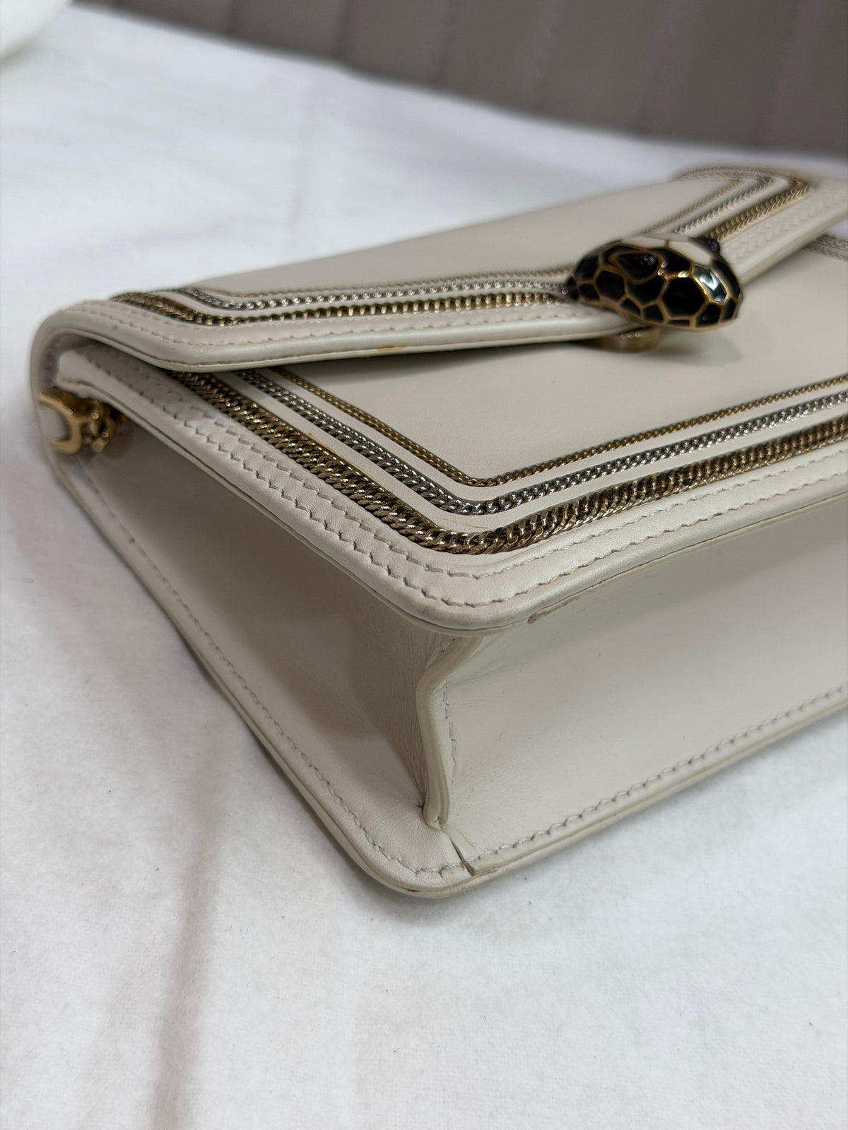 Bvlgari - Serpenti Forever - Leather - White - (small)