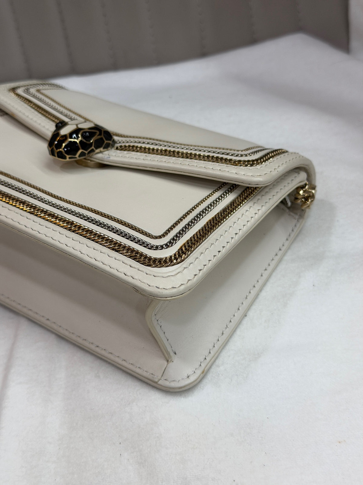 Bvlgari - Serpenti Forever - Leather - White - (small)