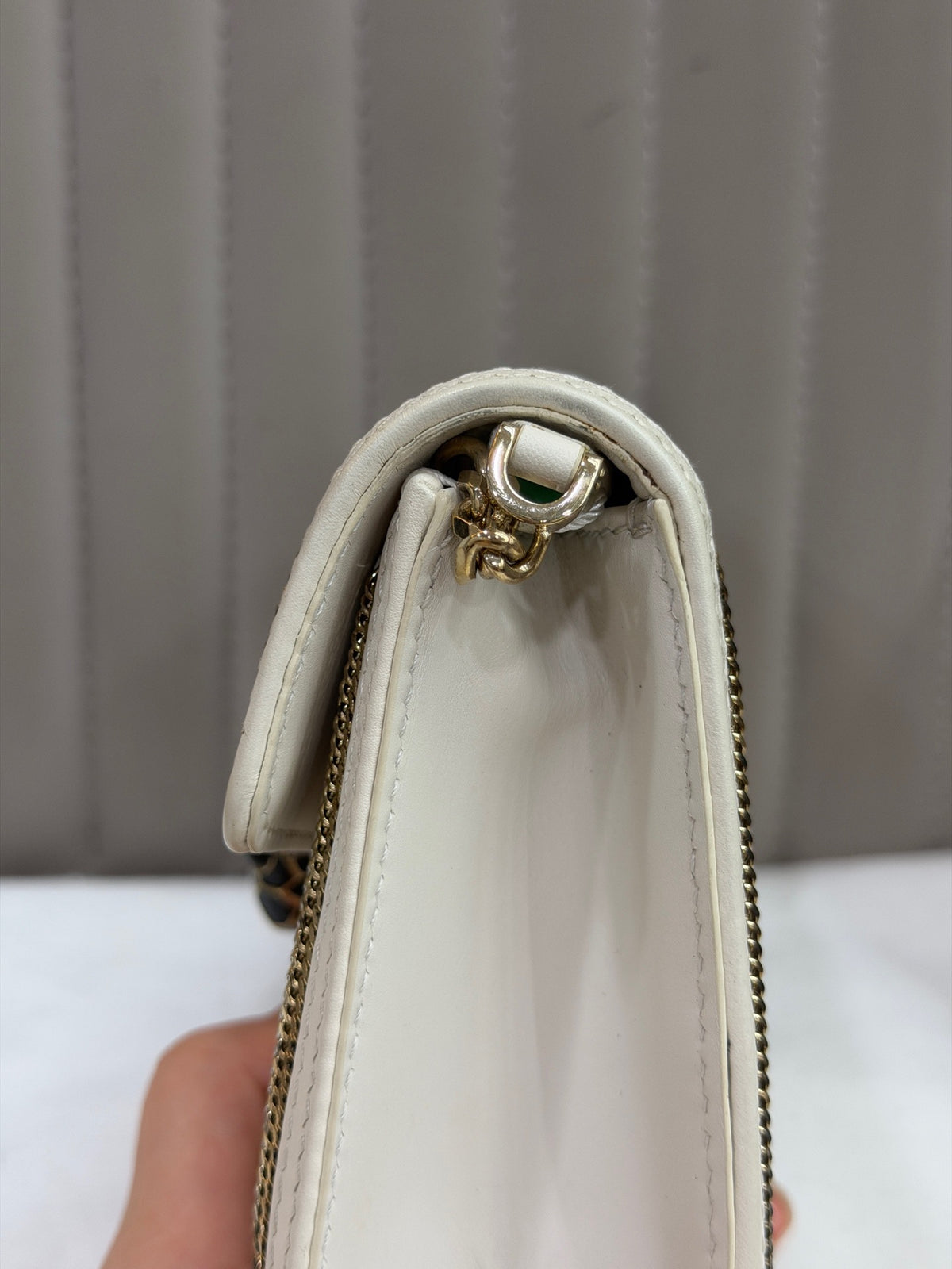 Bvlgari - Serpenti Forever - Leather - White - (small)