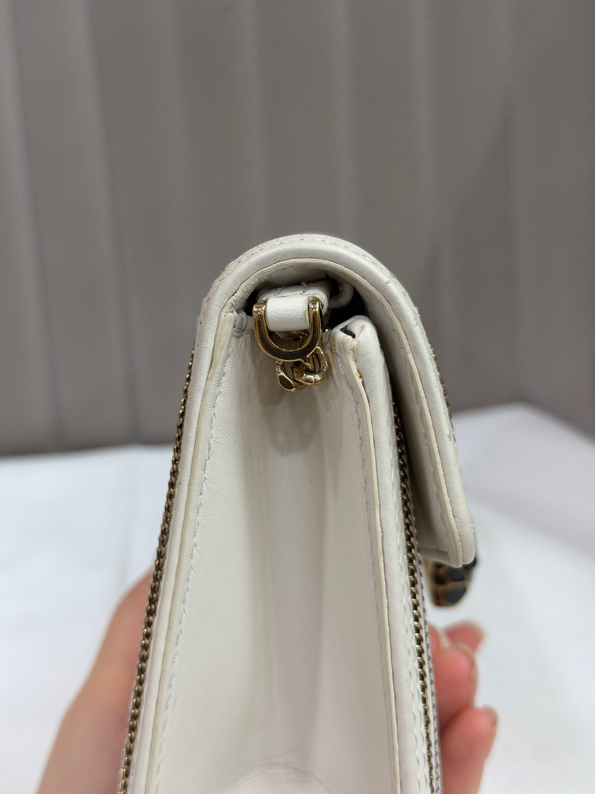 Bvlgari - Serpenti Forever - Leather - White - (small)