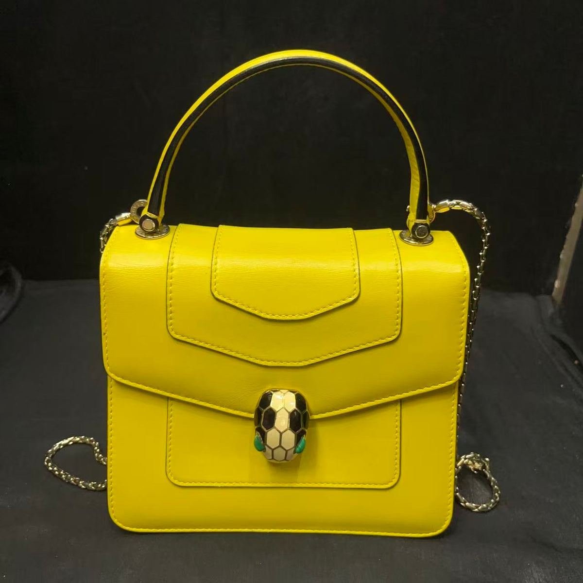 Bvlgari - Serpenti Forever - Leather - Yellow