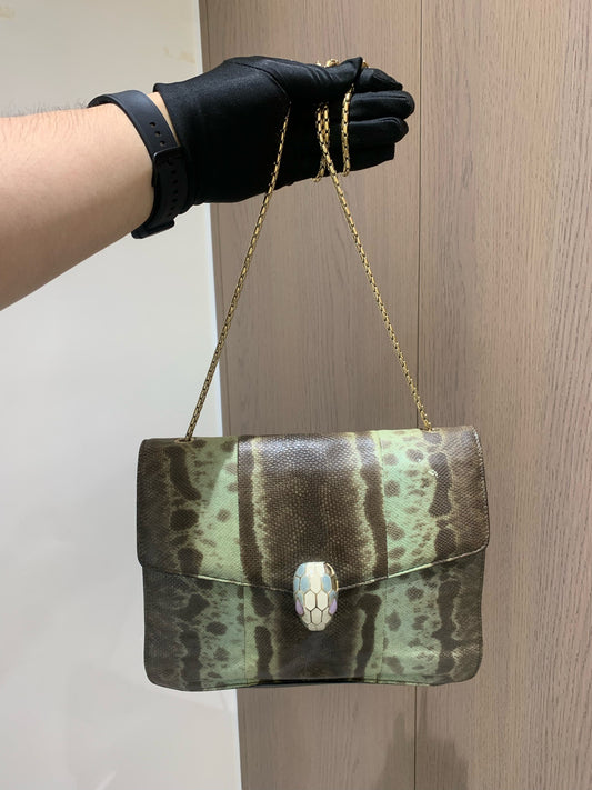 Bvlgari - Serpenti Forever Limited Edition Shoulder Bag - Exotic leathers - Python - Multicolour - (mini)