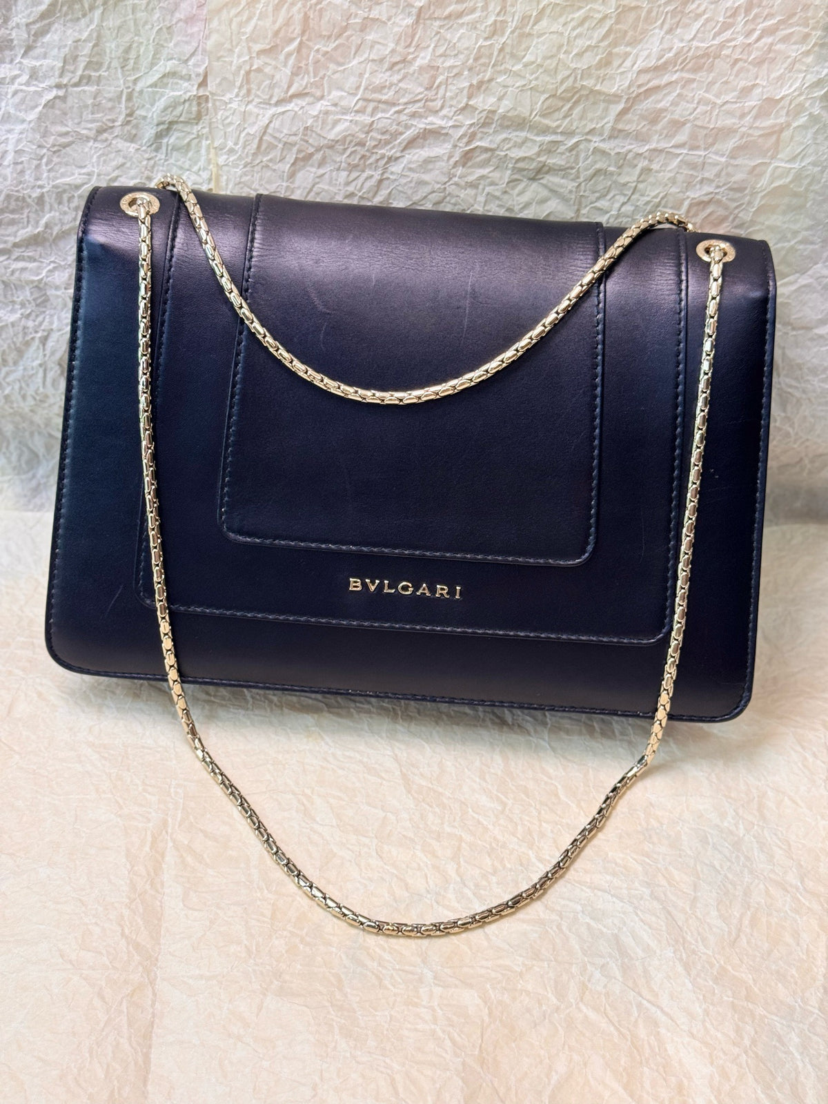 Bvlgari - Serpenti Forever Medium - Leather - Black - (medium)