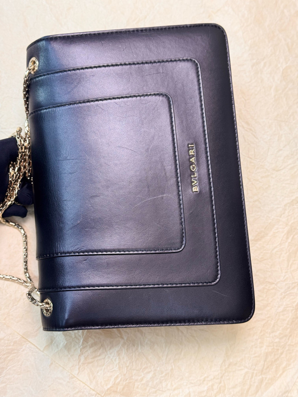 Bvlgari - Serpenti Forever Medium - Leather - Black - (medium)
